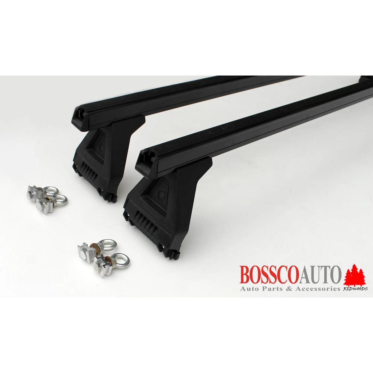 Black Heavy Duty Roof Racks & Roller suitable for Toyota Landcruiser 60 / 70 Series
