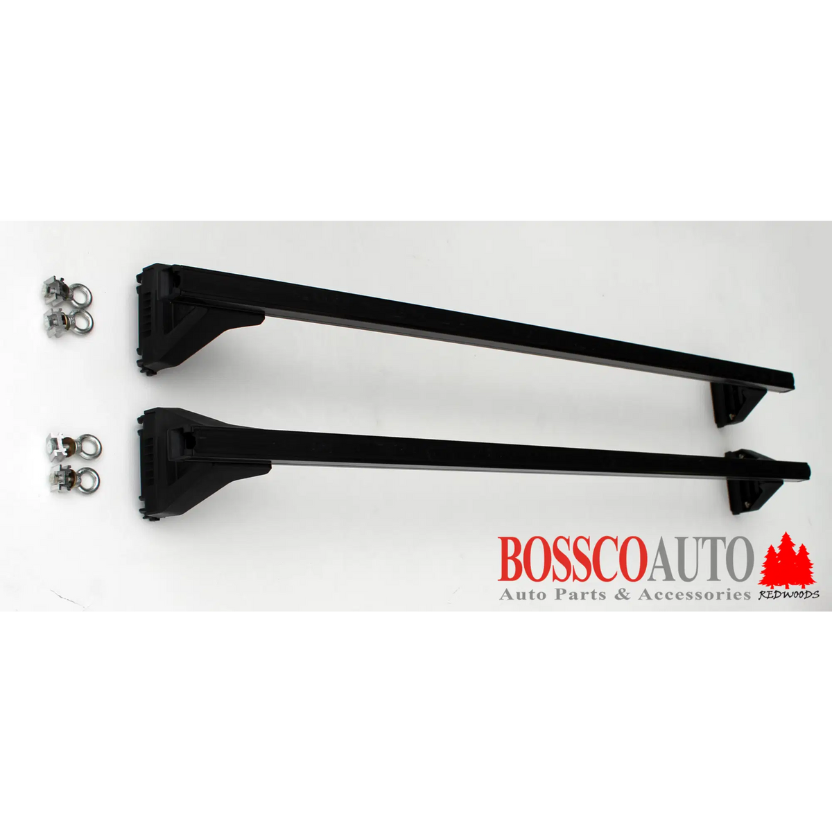 Black Heavy Duty Roof Racks & Roller suitable for Toyota Landcruiser 60 / 70 Series