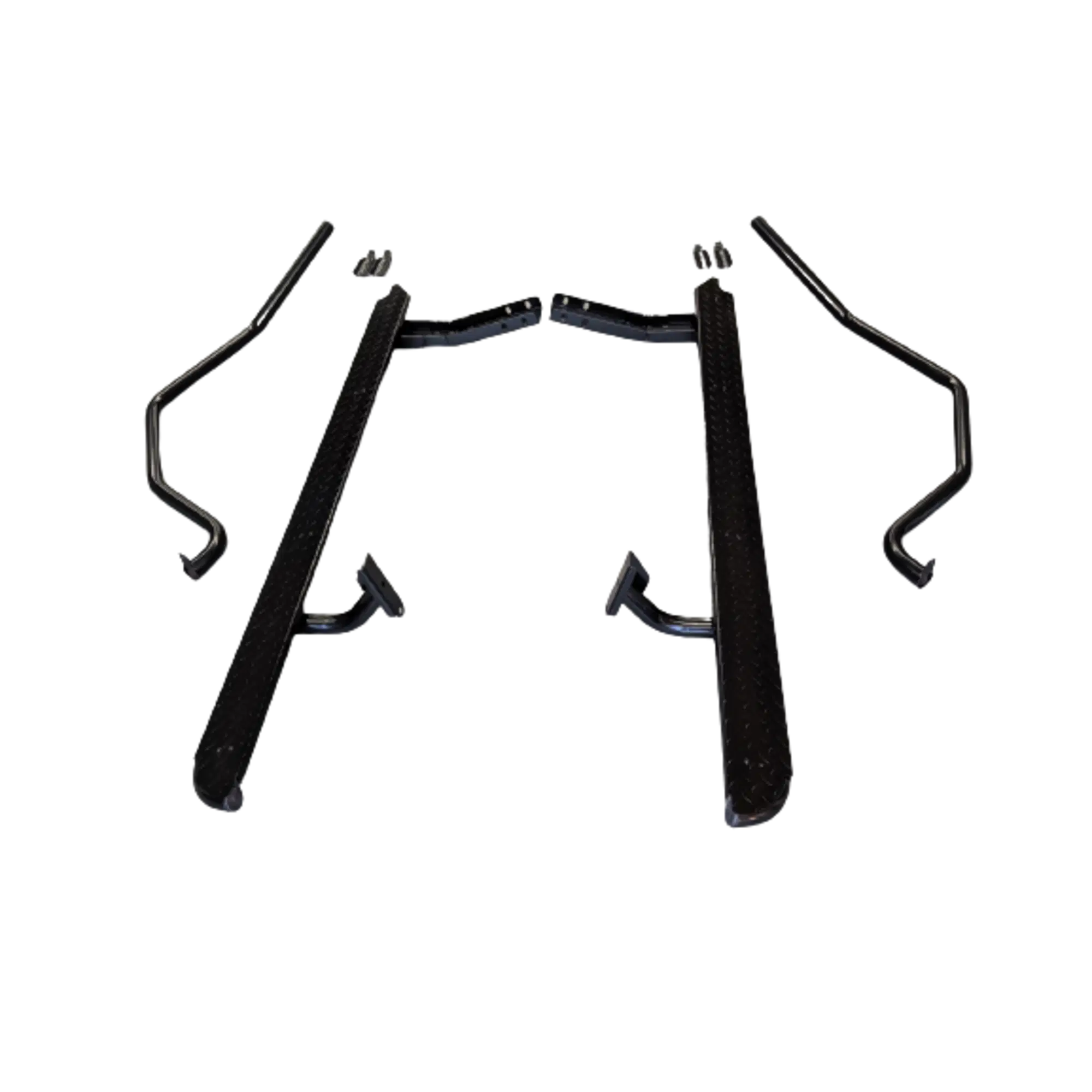 Heavy Duty Black Side Steps With Brush Bars Suitable For Ford Ranger PX 2012-2022