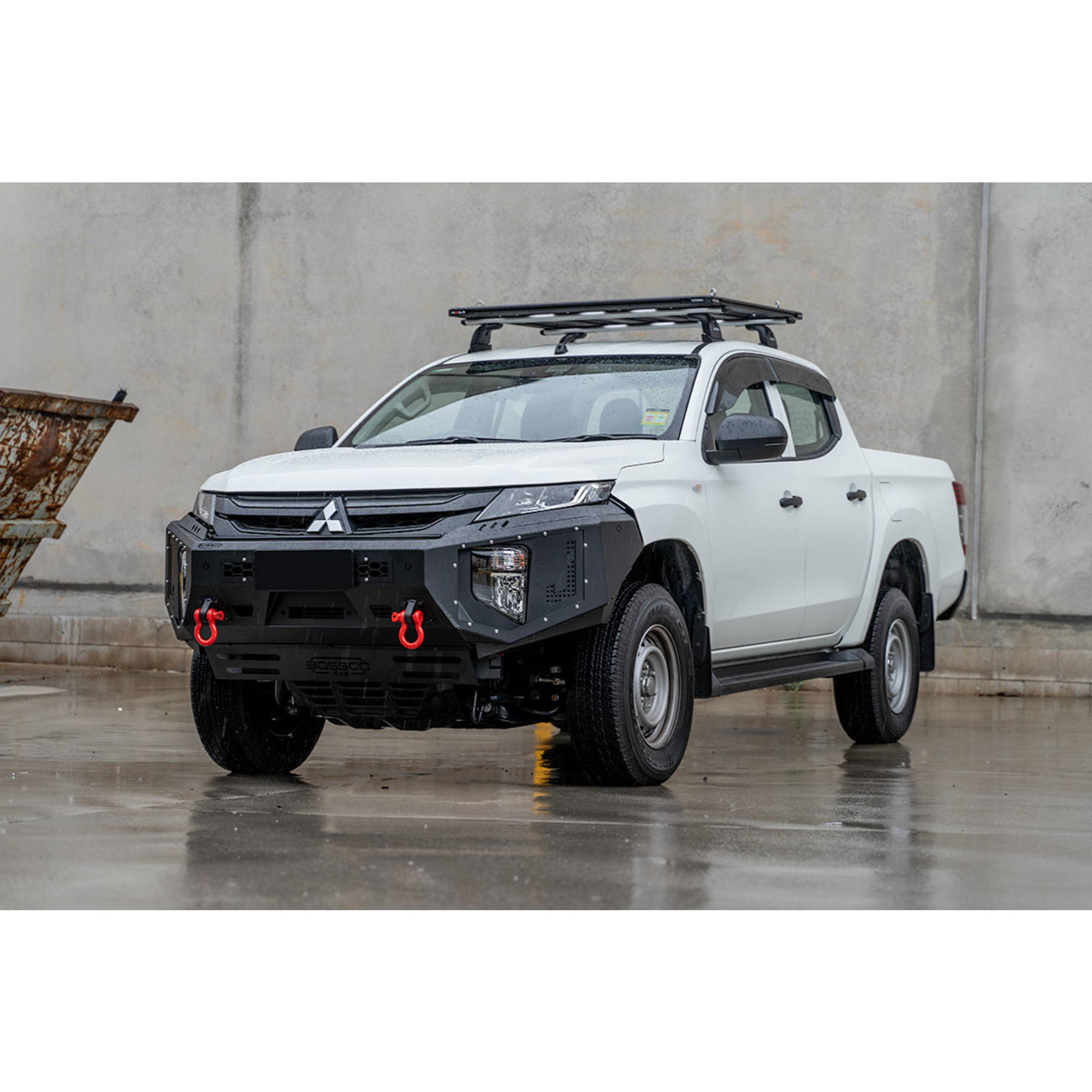 MONSTER No Loop Full Bumper Replacement  Bullbar Suitable For Mitsubishi Triton 2019-2023 UPDATED