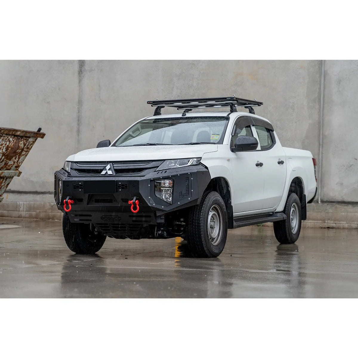 MONSTER No Loop Full Bumper Replacement  Bullbar Suitable For Mitsubishi Triton 2019-2023 UPDATED