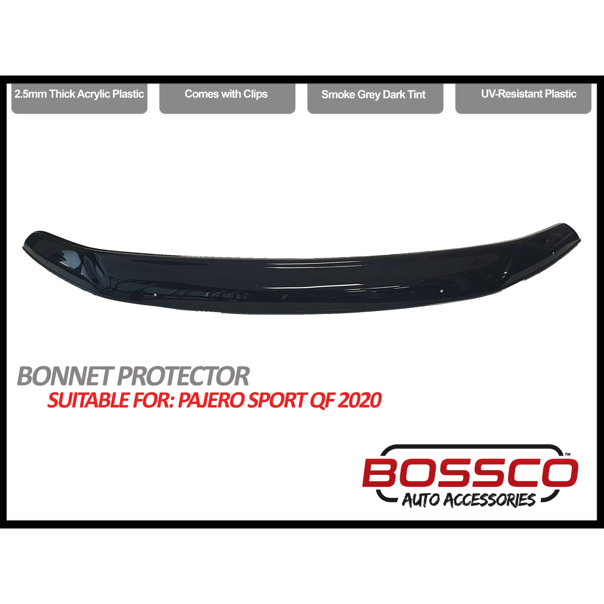 Bonnet Protector suitable for Mitsubishi Pajero Sport QF Series 2022-2025