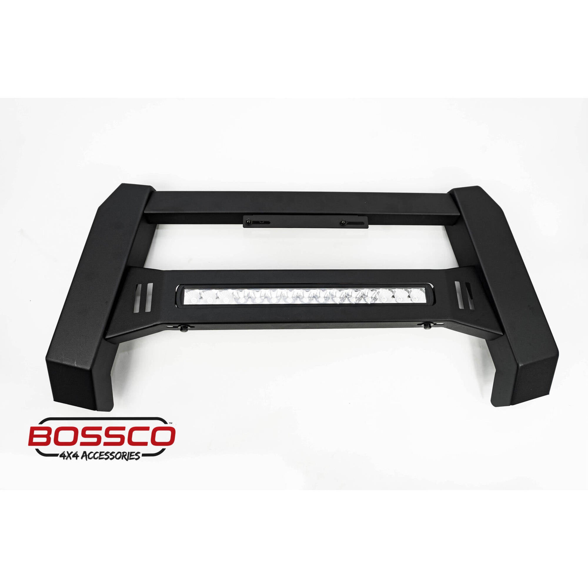 Matte Black Modular Nudge Bar with Integrated Light Bar Suitable For Ford Ranger 2015-2018