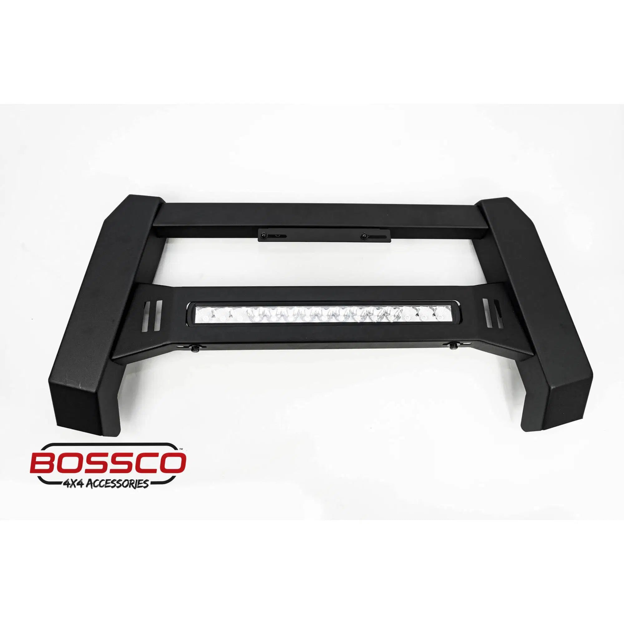 Matte Black Modular Nudge Bar with Integrated Light Bar Suitable For Ford Ranger 2015-2018