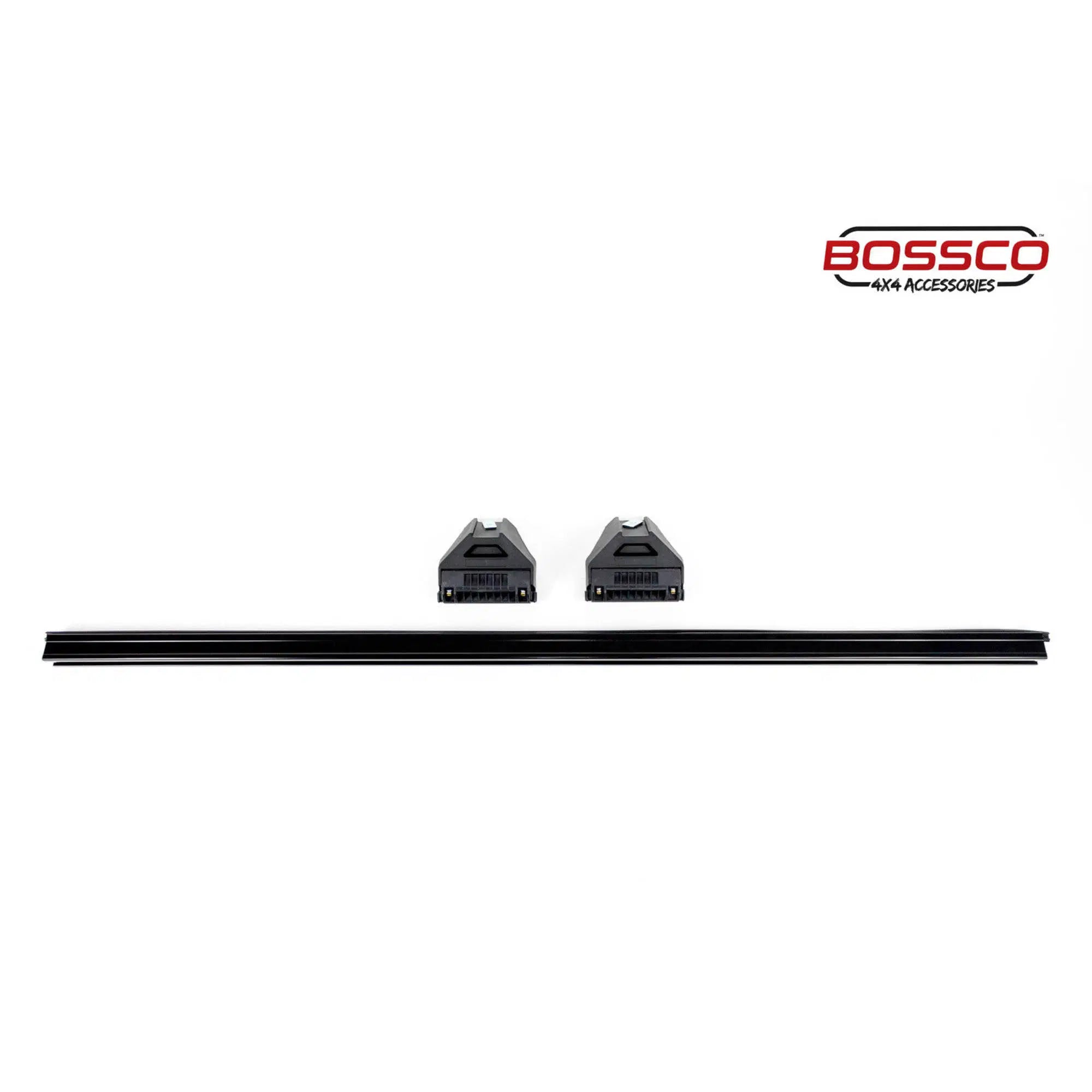 Black Low Mount ROOF RACKS suitable for NISSAN PATROL GU/Y61 1998-2017 (2 Bars)