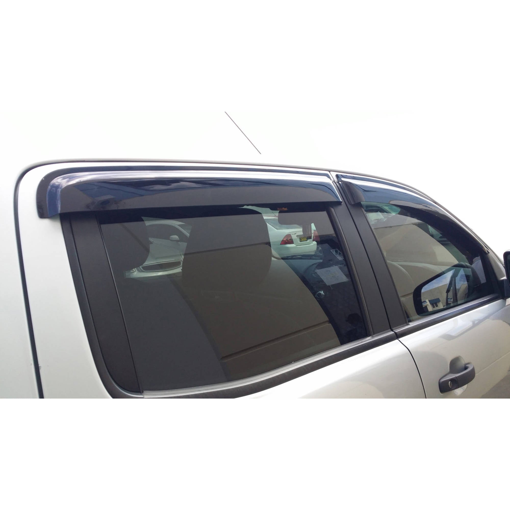 Weather shields suitable for Nissan Navara NP300/D23 2021-2024 Facelift Model