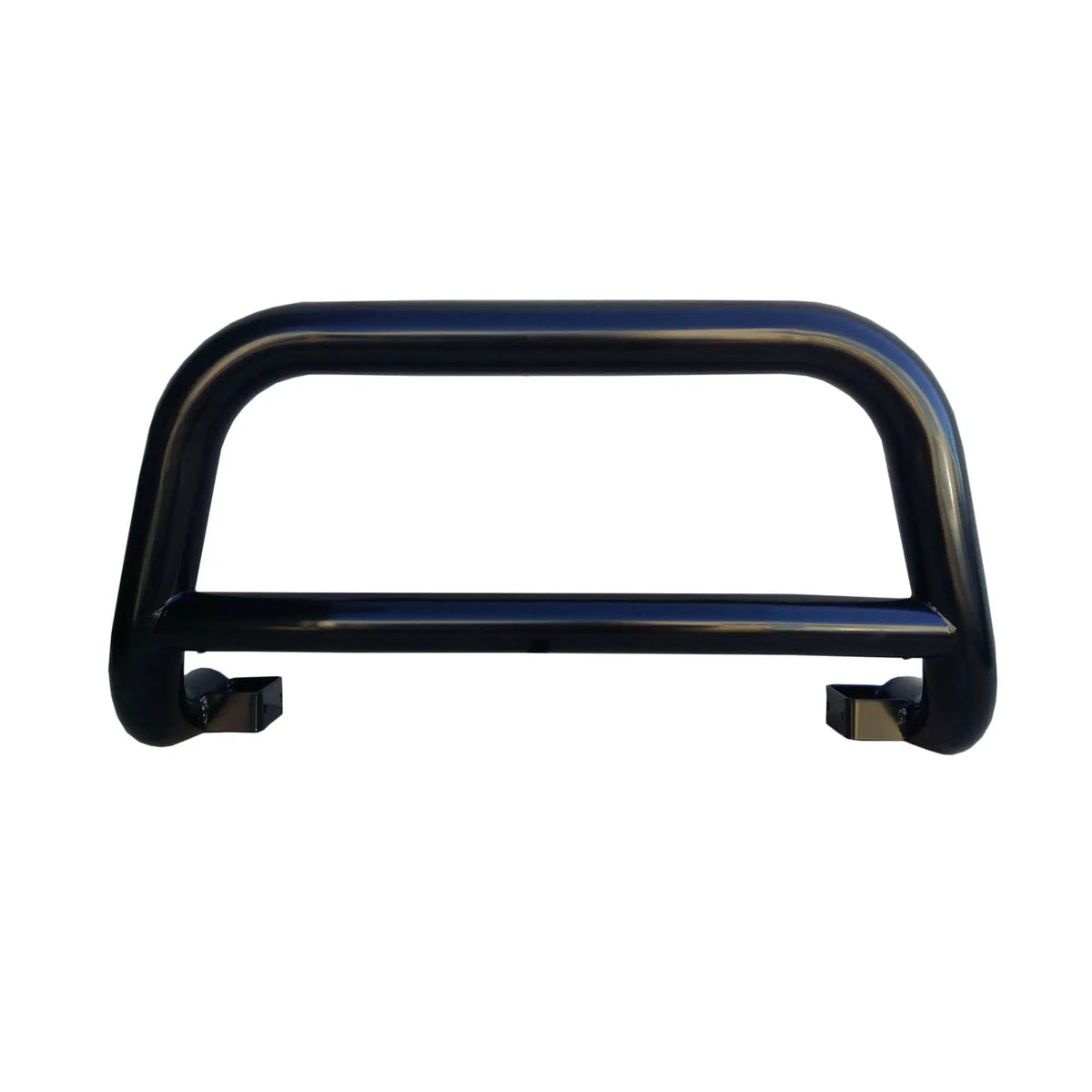 Black Steel Nudge Bar suitable for Toyota Landcruiser 200 Series 2008-2021 - FACTORY SECONDS