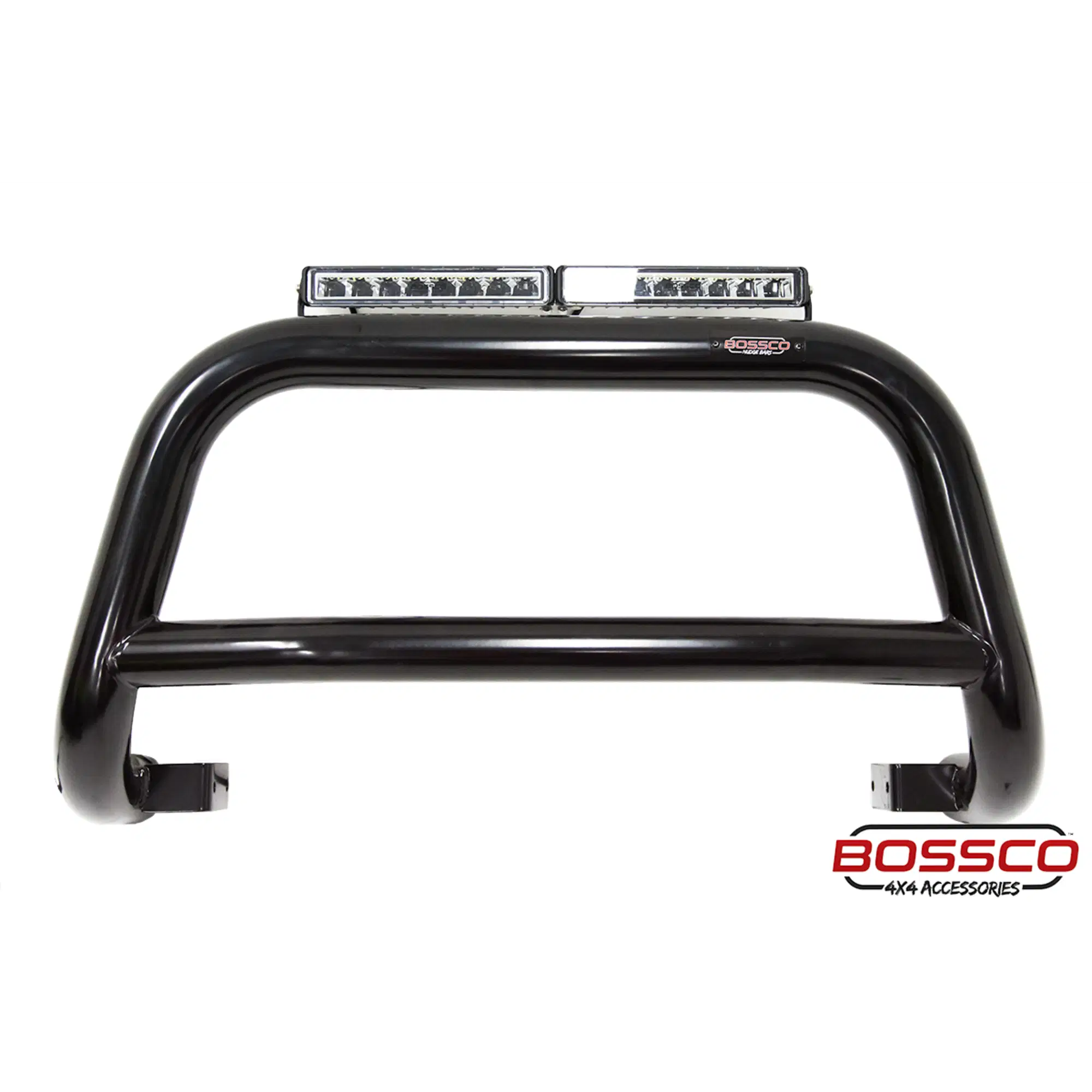 Black Nudge bar suitable for Volkswagen Amarok 2010-2022 w/ 20" Modular Single Row LED Light Bar