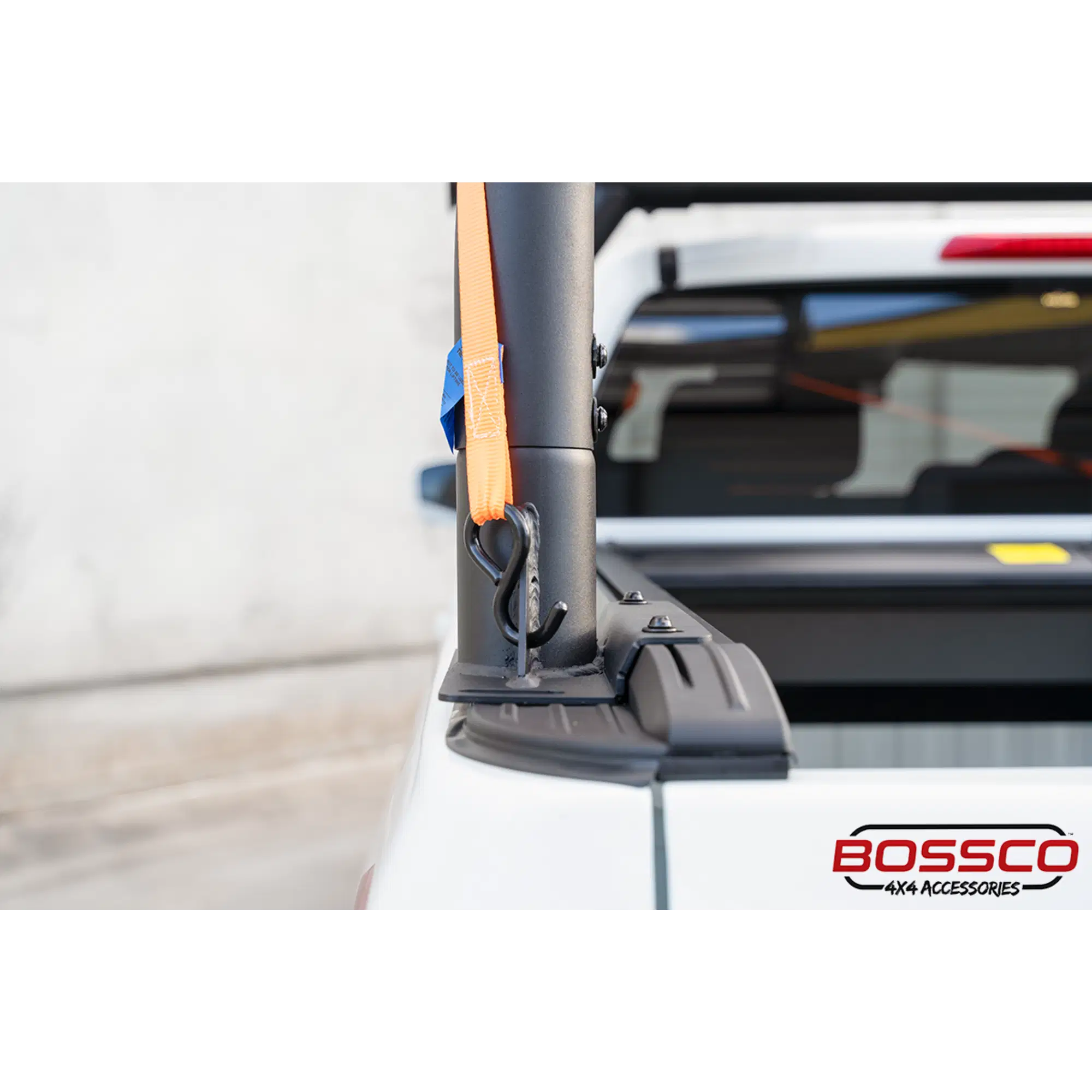 Adjustable Black Steel Ladder Rack Suitable With Bossco4x4 Roller Shutters - Single