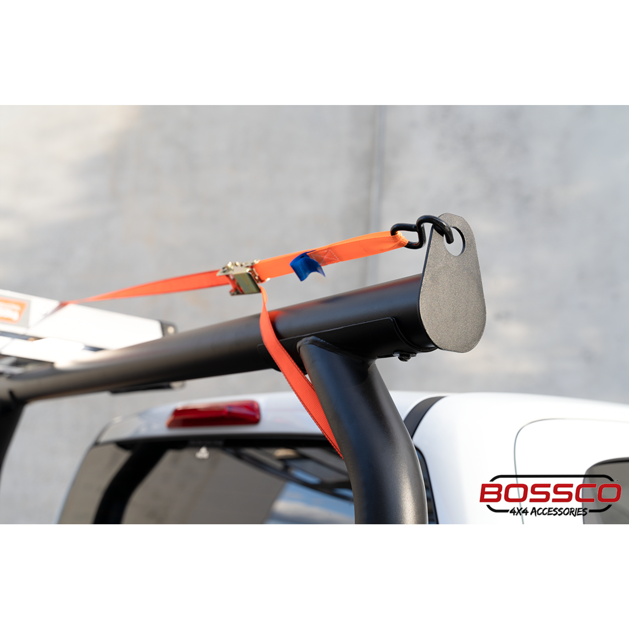 Adjustable Black Steel Ladder Rack Suitable With Bossco4x4 Roller Shutters - Single