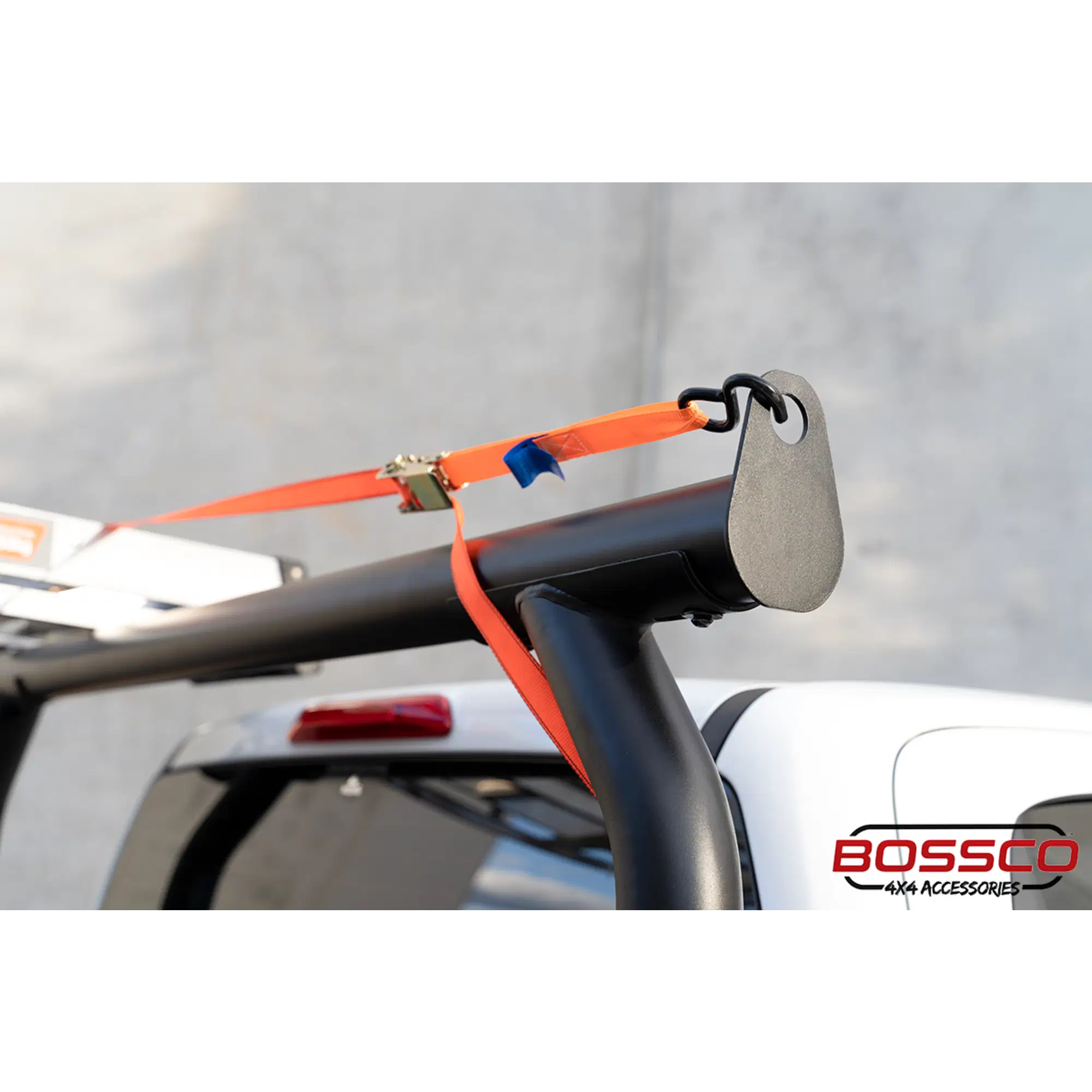 Adjustable Black Steel Ladder Rack Suitable With Bossco4x4 Roller Shutters - Single