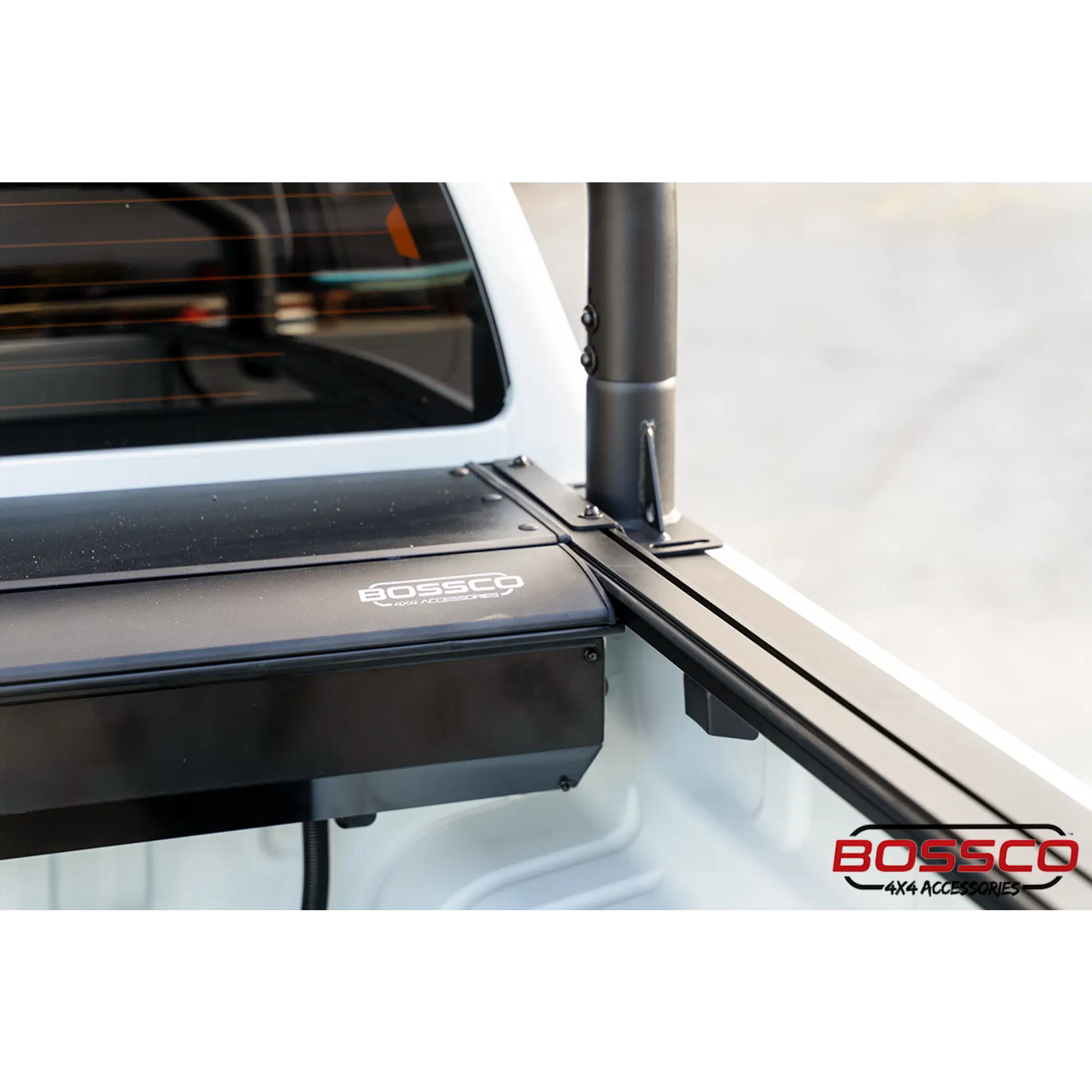 Adjustable Black Steel Ladder Rack Suitable With Bossco4x4 Roller Shutters - Single