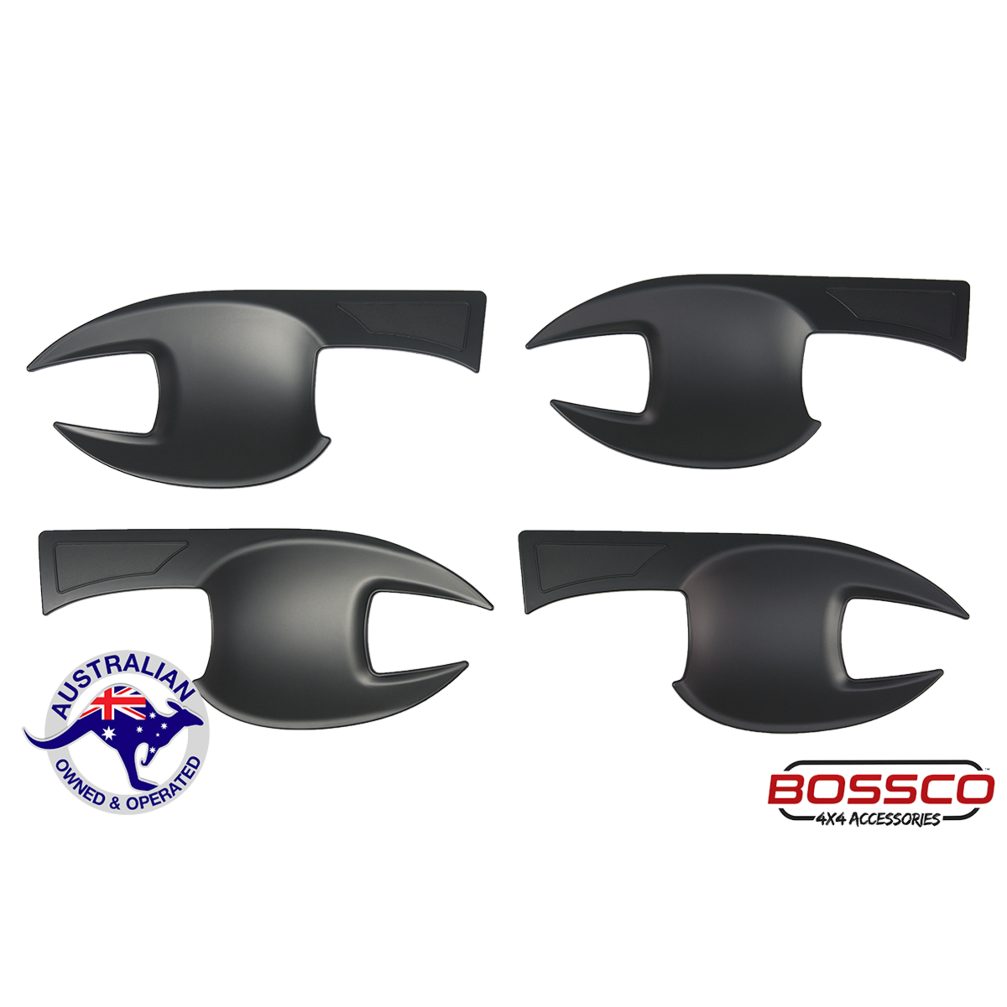 BLACKOUT Door Handle Bowl Covers Protectors Suitable For GWM Cannon 2020-2025