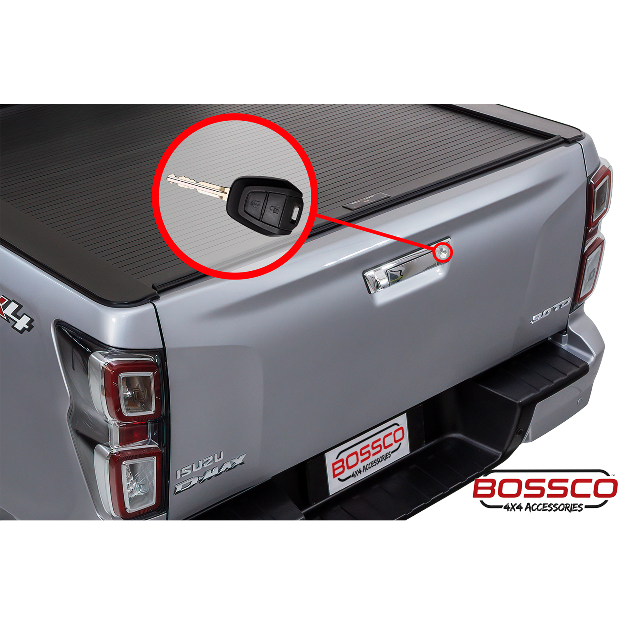 Tailgate Central Locking Kit For For ISUZU D-MAX 2020-2024: Test fit required for 2025