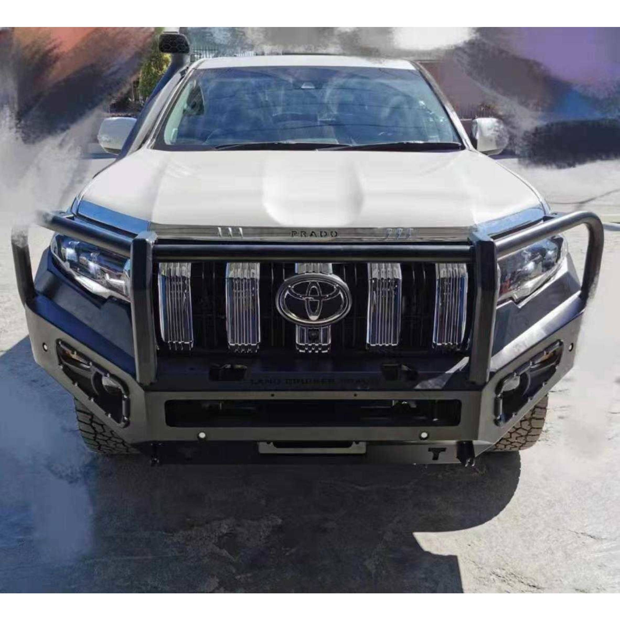Triple Loop Full Bumper Replacement Bull bar Suitable For Toyota Prado 150s 2019-2024