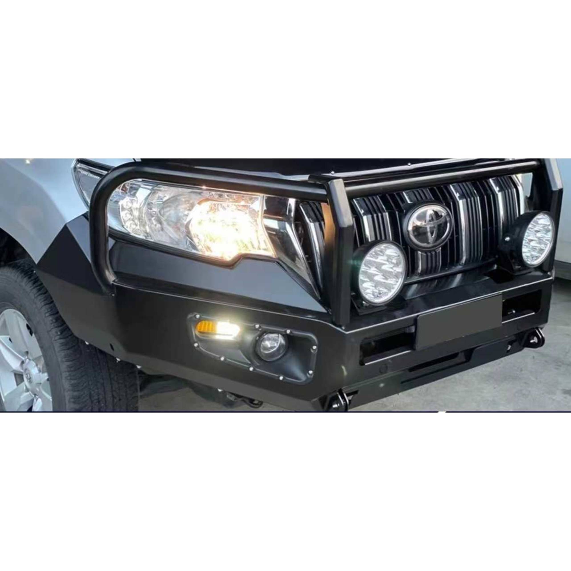 Triple Loop Full Bumper Replacement Bull bar Suitable For Toyota Prado 150s 2019-2024