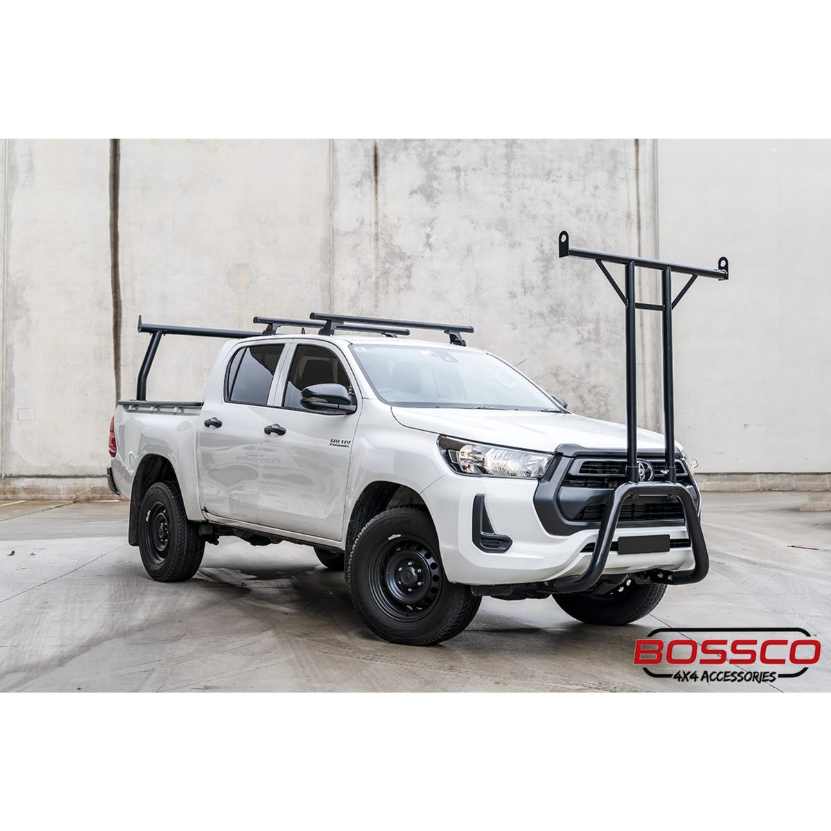 Nudge Bar with 125kg Complianced H-Rack Suitable for Toyota Hilux 2020-2023 - CLEARANCE