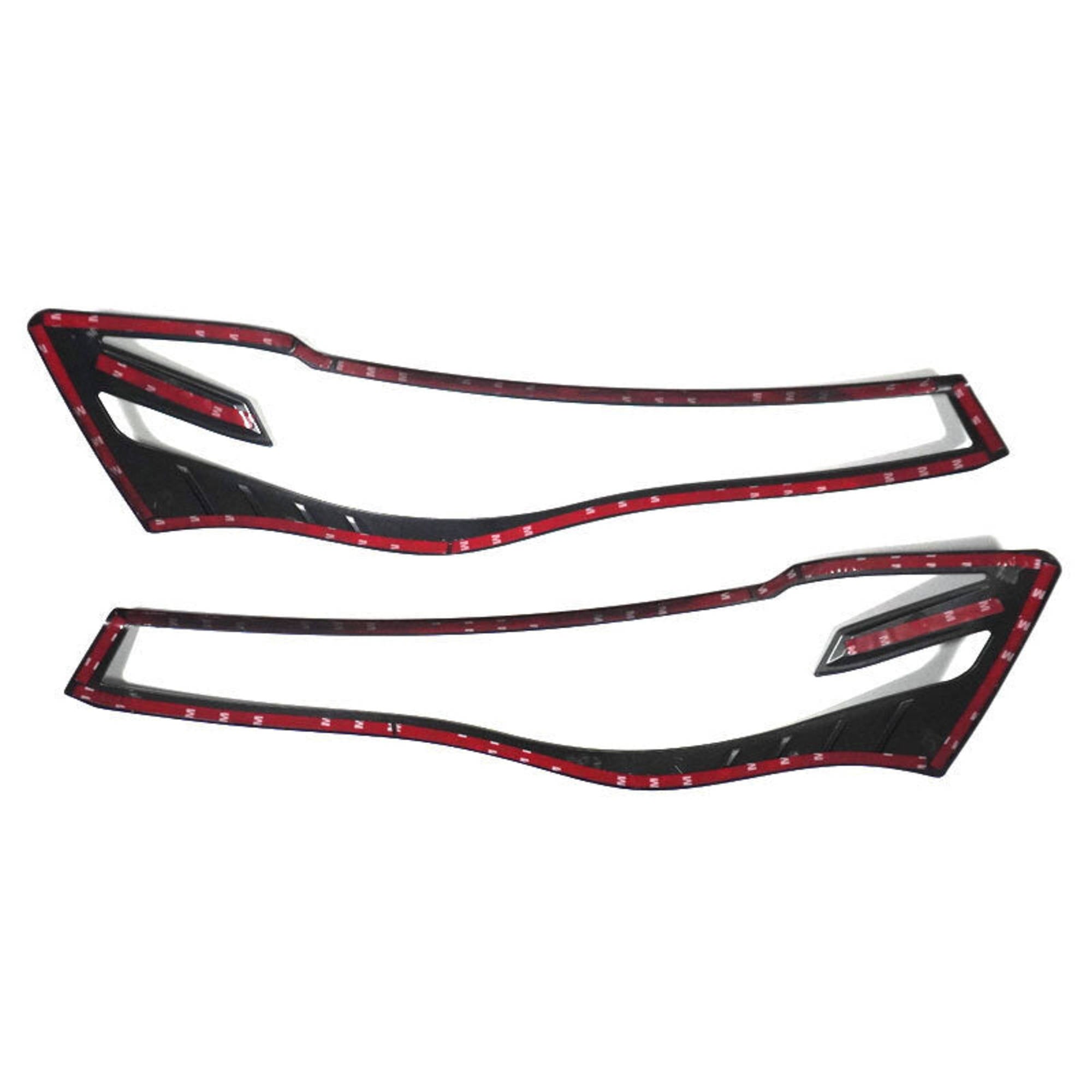 Front Black Headlight Head Light Trim Covers Suitable For LDV T60 Max 2021-2025