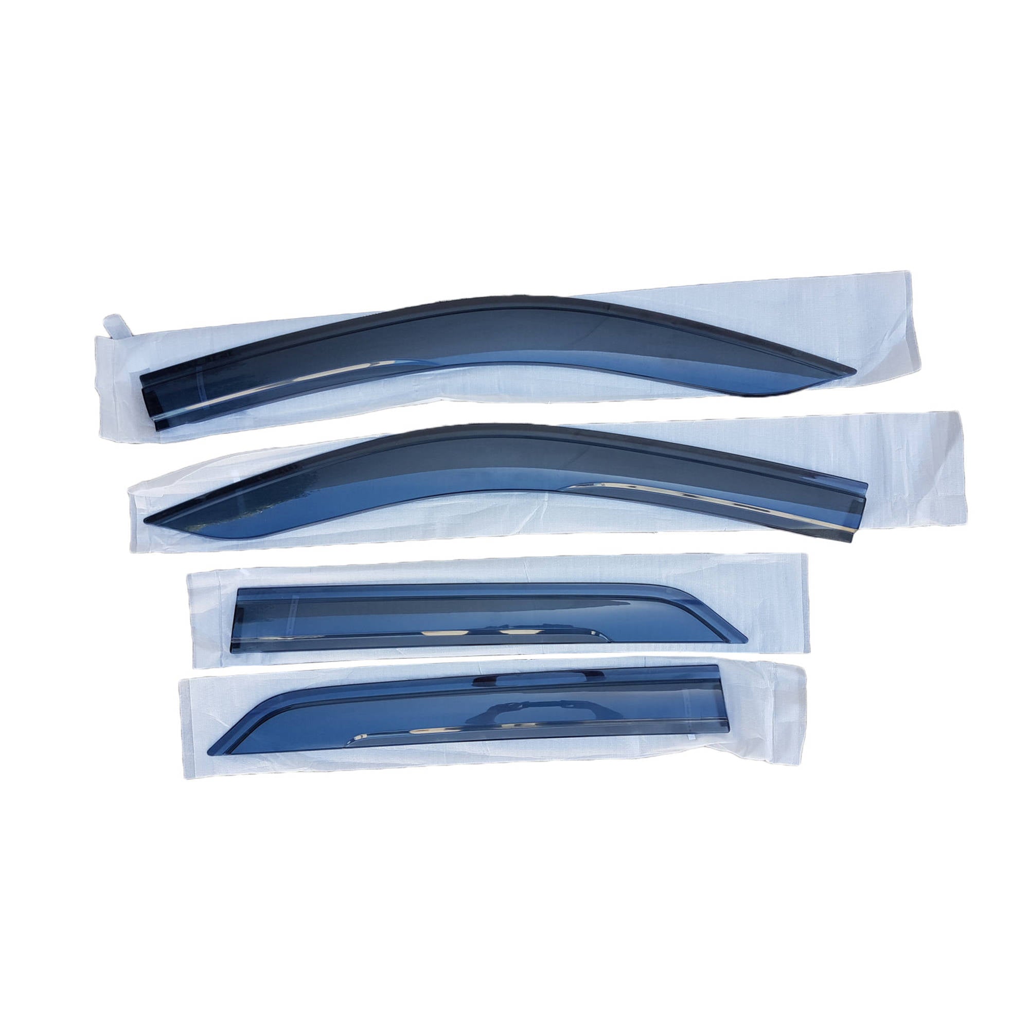Slim Line Black Tinted Weather Shields suitable for Holden Colorado 7 (2012-2017), Holden Trailblazer (2016-2020), Isuzu MU-X (2012-2020)