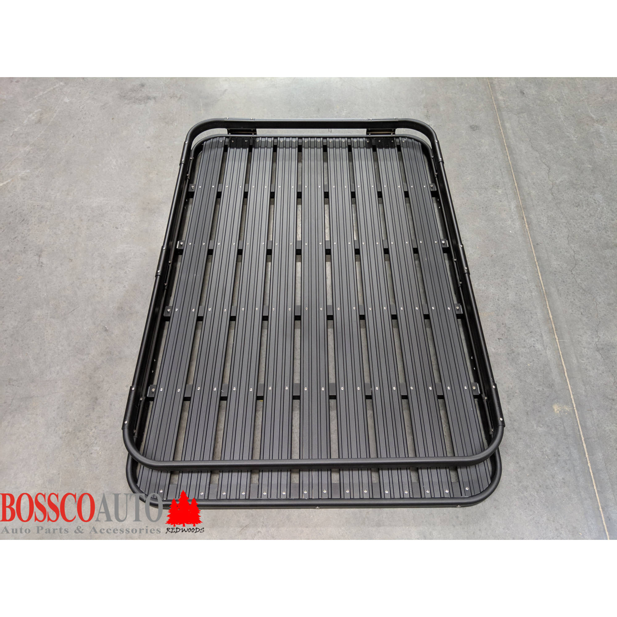 Black Aluminium Alloy Roof Basket with Full Side Fenders Suitable For Jeep Wrangler JK 2007-2018