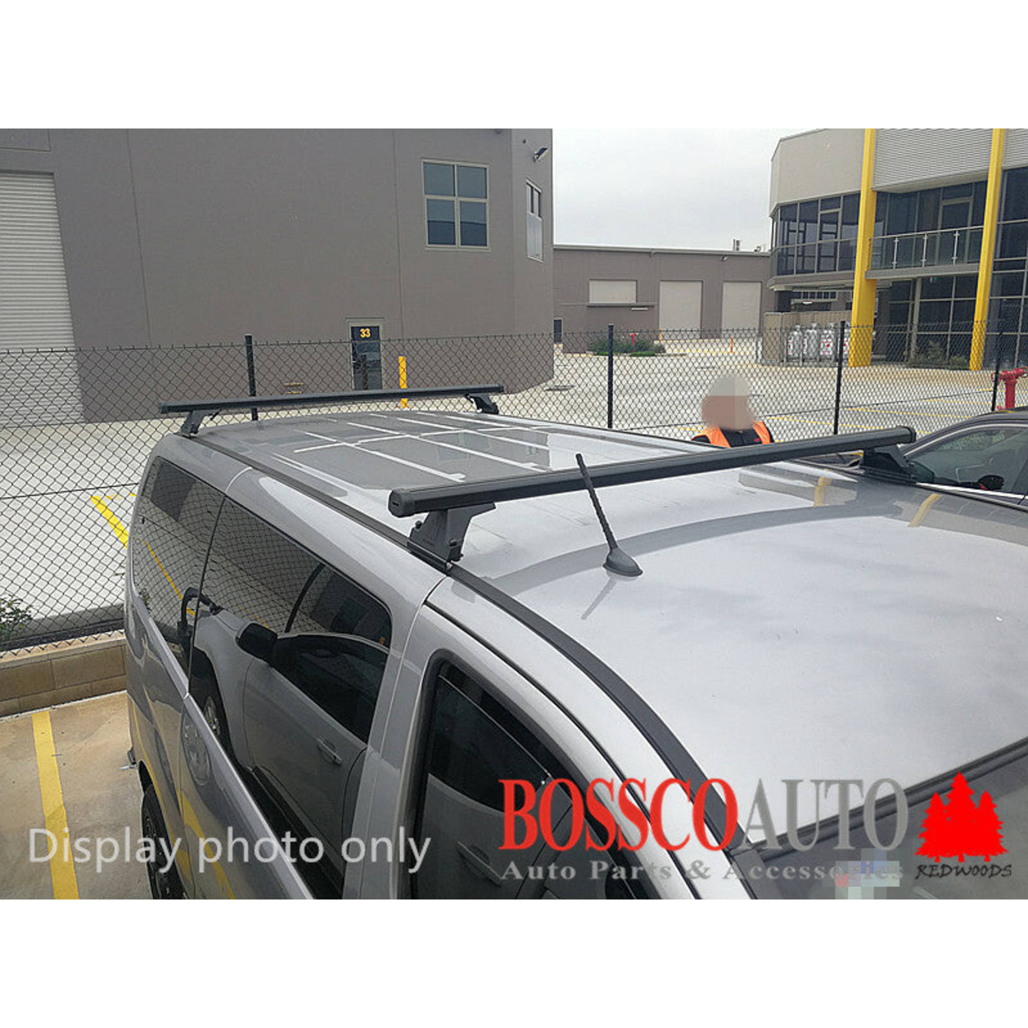 Black Heavy Duty Roof Racks suitable for Hyundai iMax 2007-2022 (2 bars)