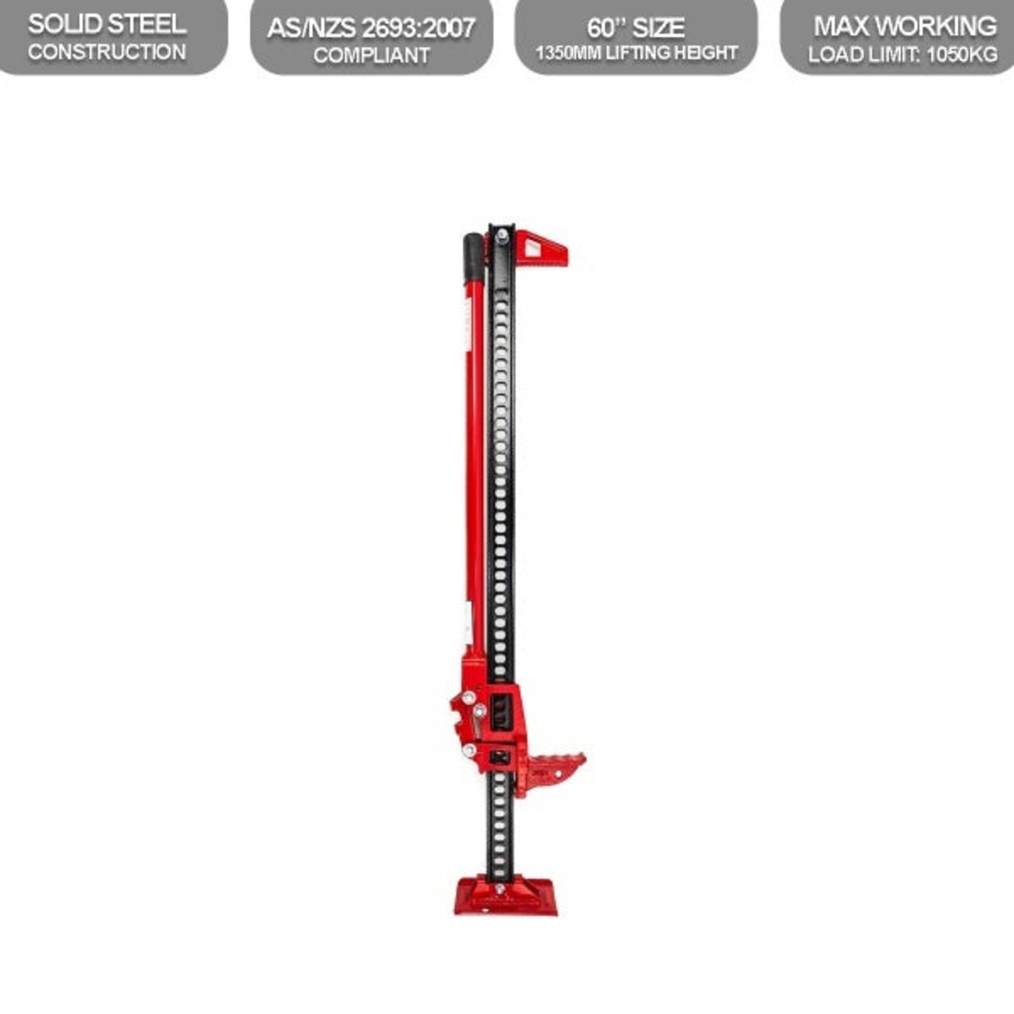 60" Hi High Offroad 4x4 Lift Farm Jack - RED