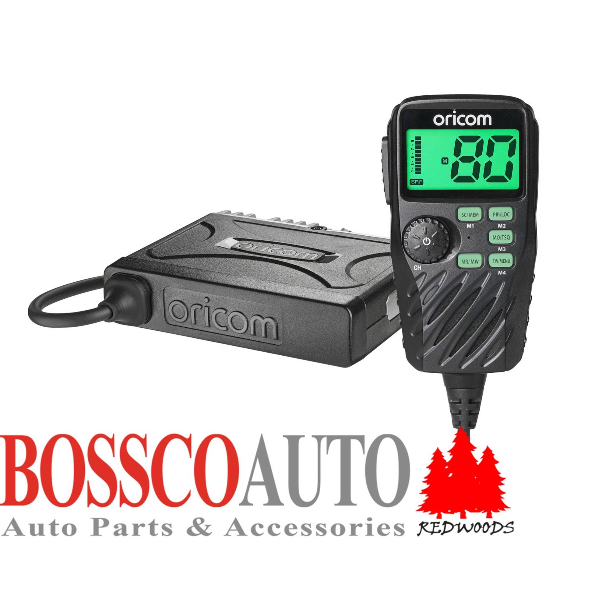 Oricom UHF390 5 Watt 80 Channel UHF CB Radio with Remote Microphone | 5 Year Warranty | 2012-On