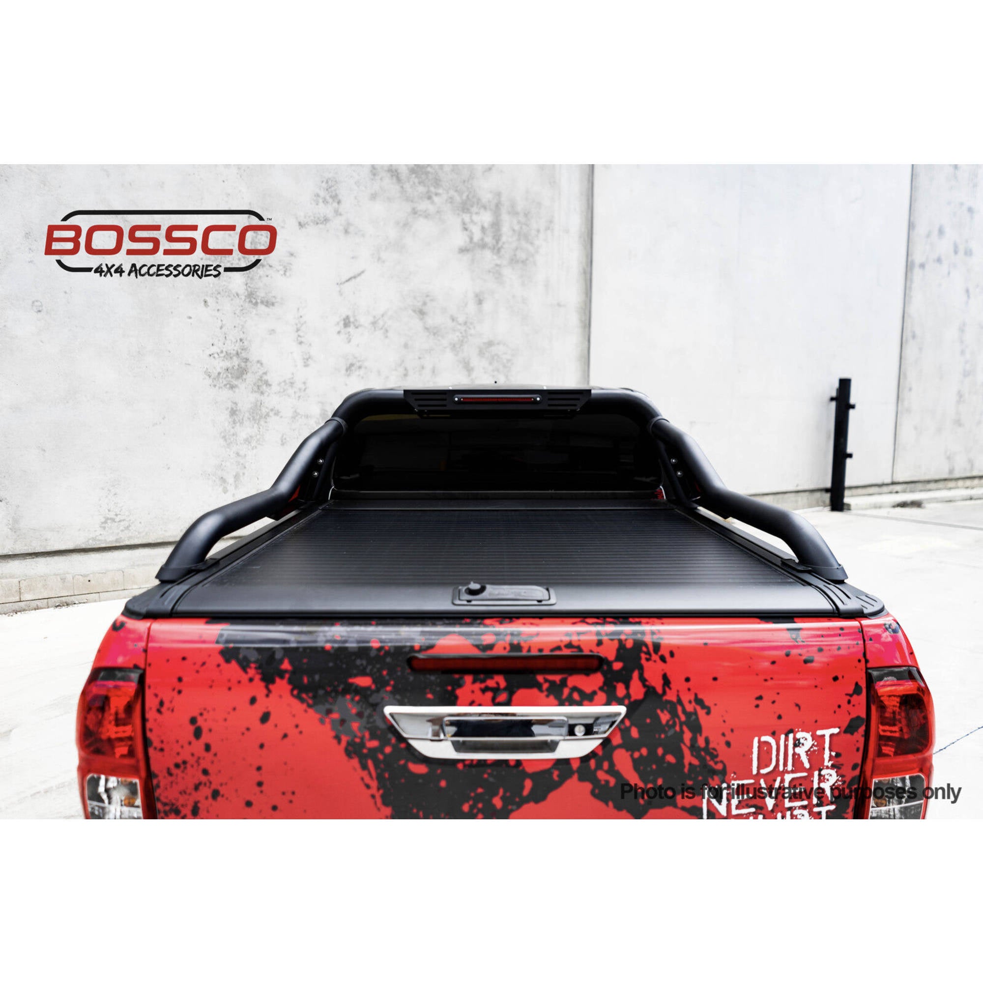 Manual Roller Shutter Tonneau Lid Suitable For Toyota Hilux 2015-2025 SR J Deck