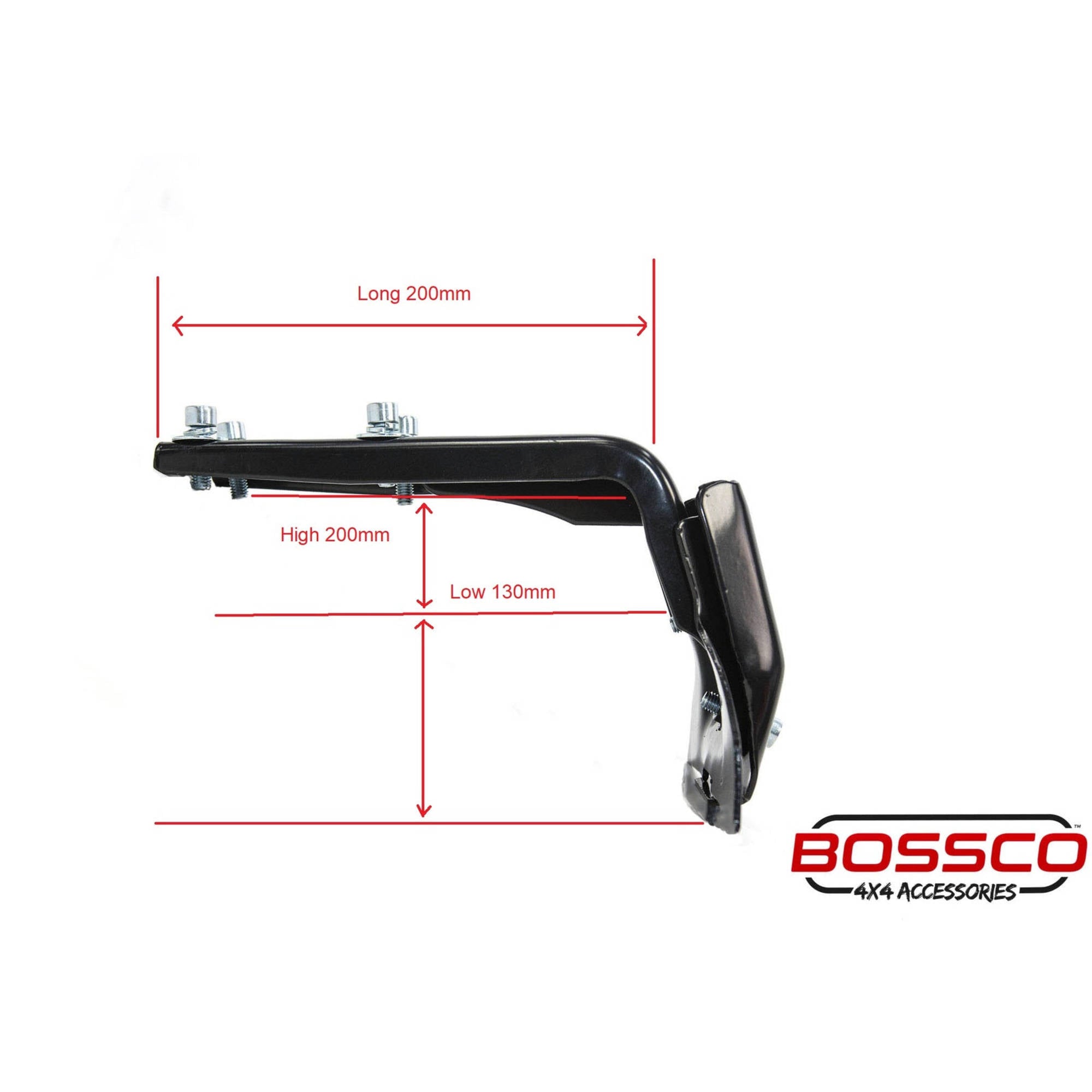 Set of 1 Universal 6" Gutter Mount Bracket  for Low Roof Roof Basket