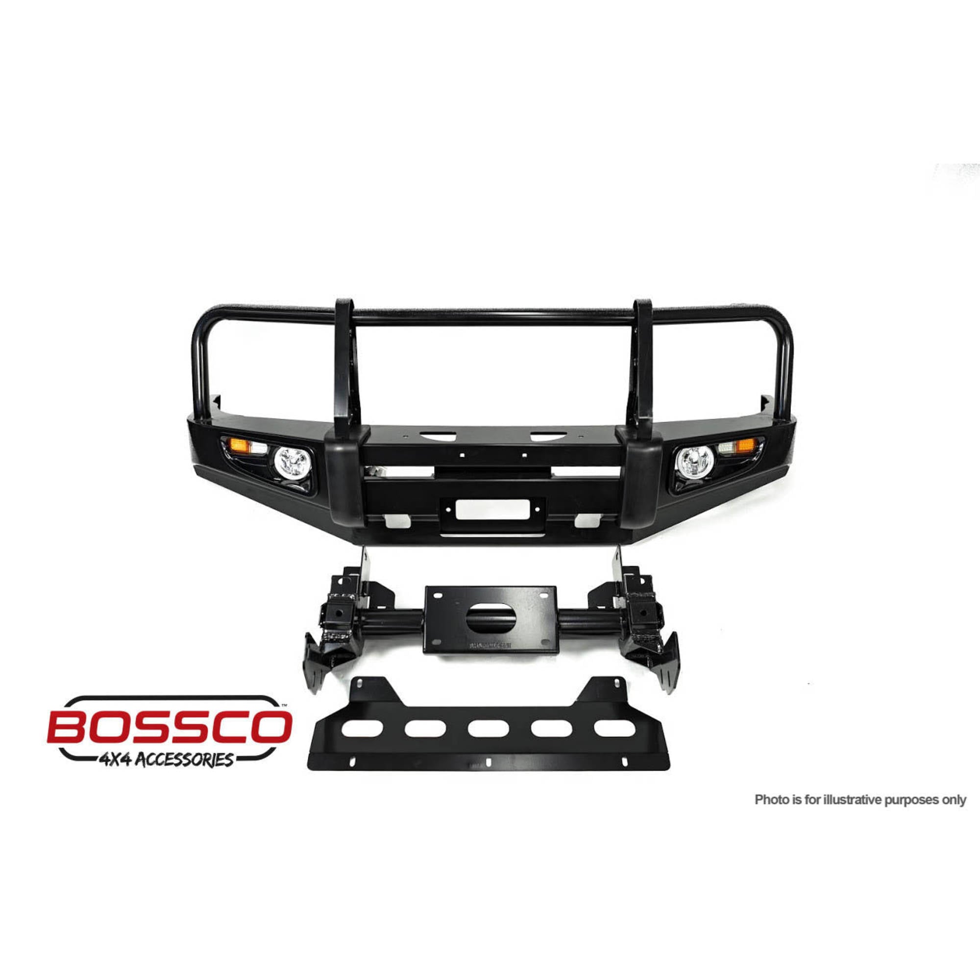ADR APPROVED Front Bumper Replacement Bull Bar Bullbar Suitable for Toyota Hilux 2005-2011