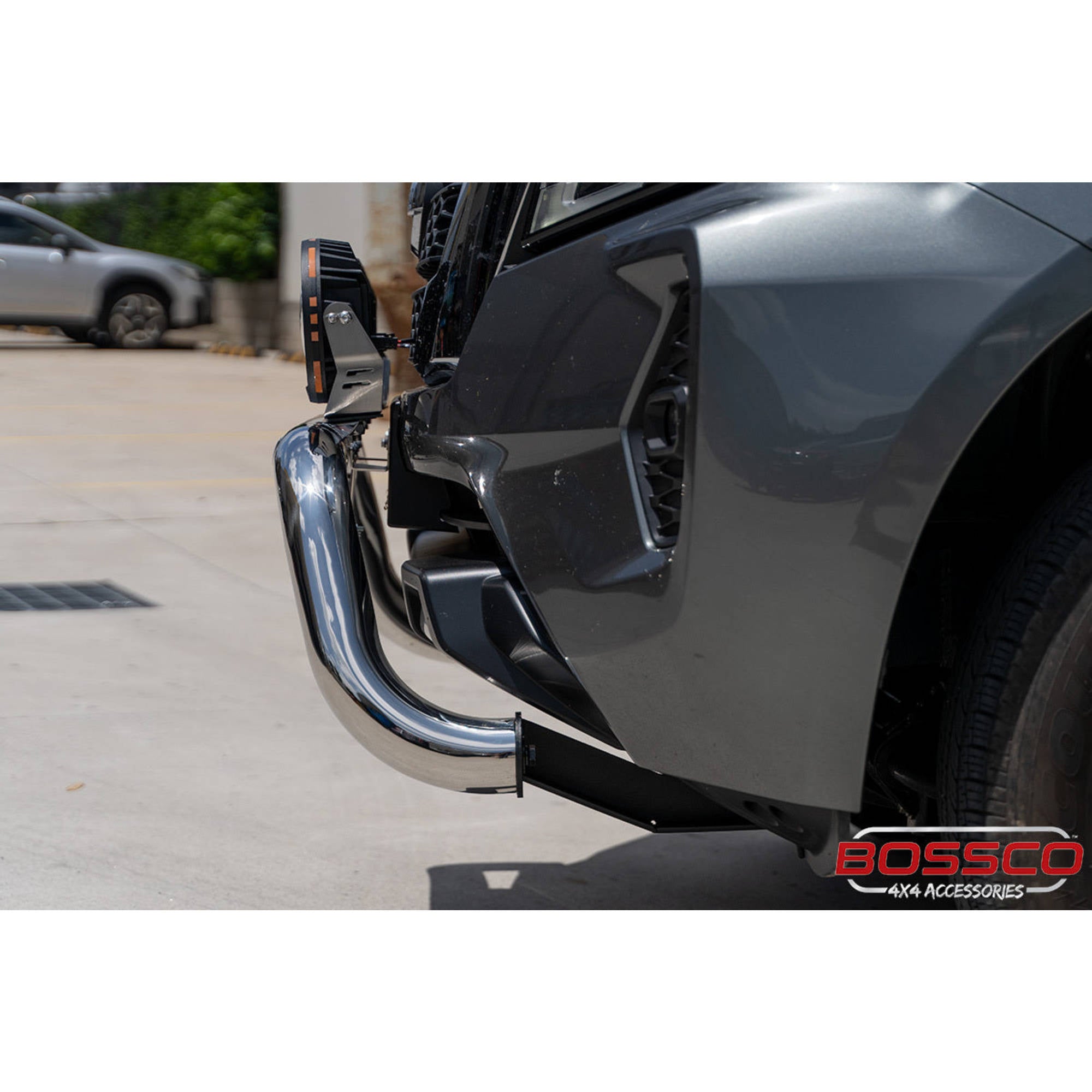 Sensor Compatible Stainless Steel Nudge Bar Suitable For Nissan Navara 2021-2025