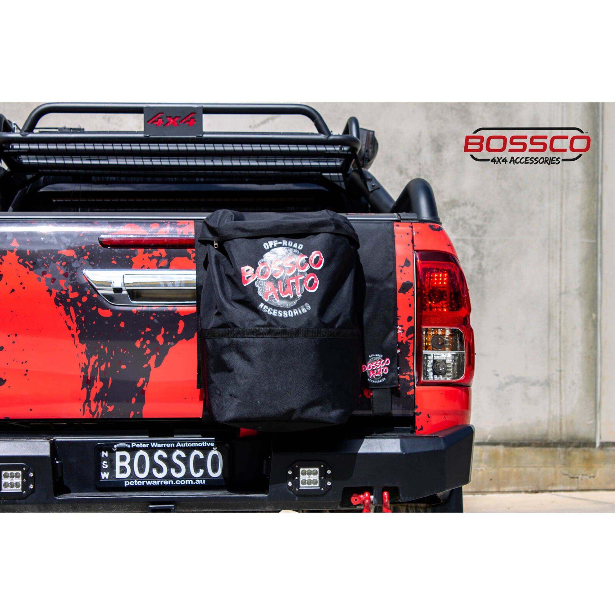 Bossco Auto Dirty Gear Sack With Ute Tailgate Protection Mat