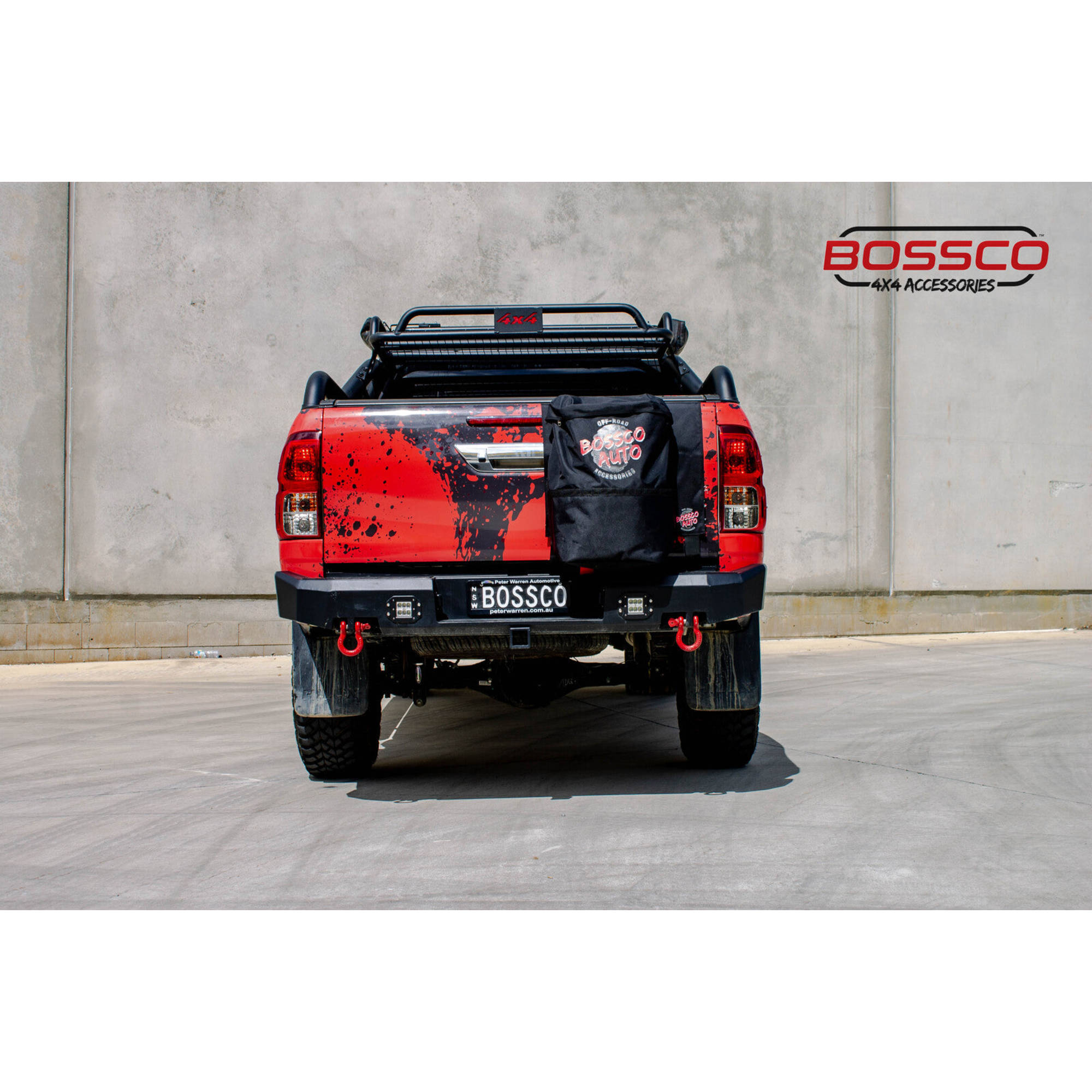 Bossco Auto Dirty Gear Sack With Ute Tailgate Protection Mat