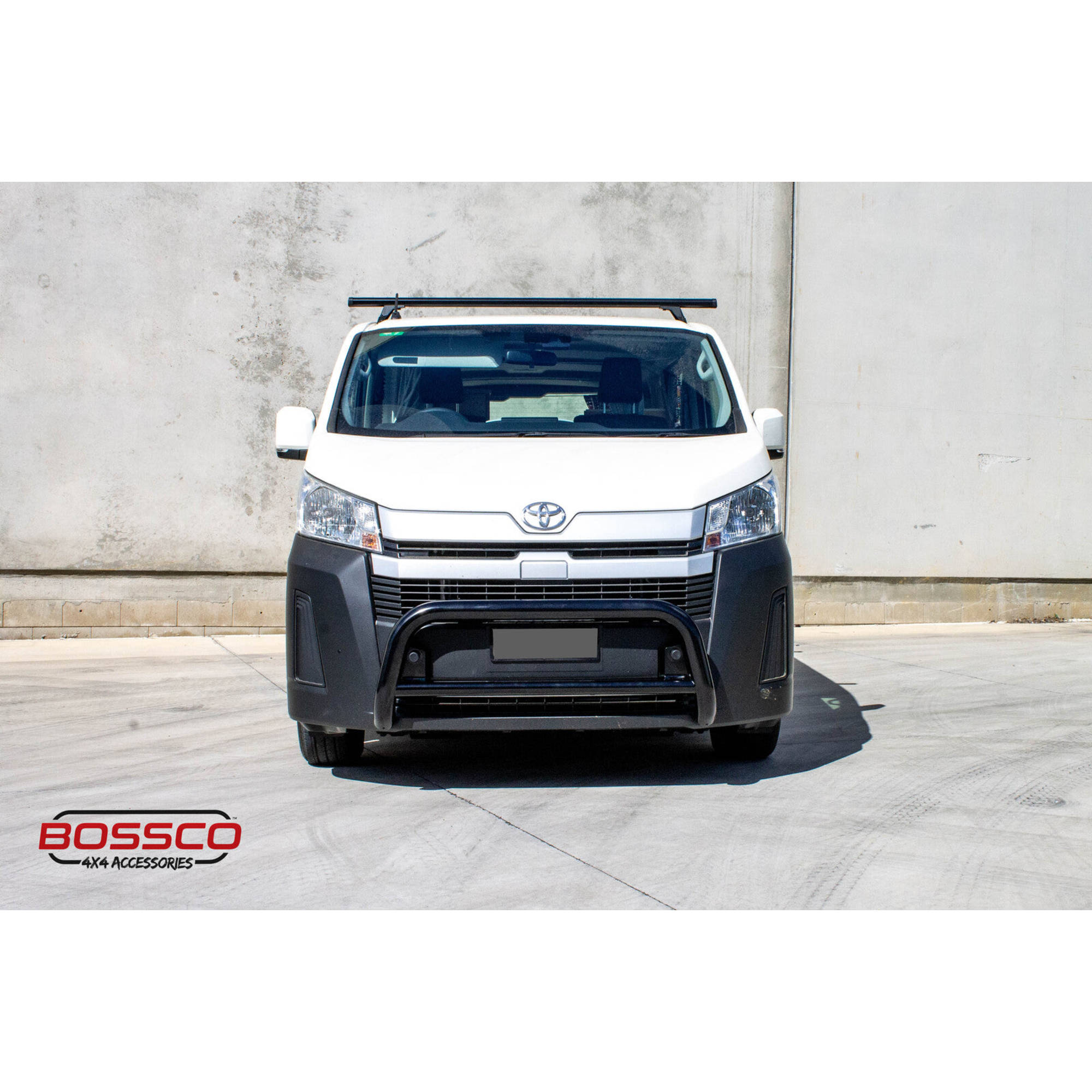 Black Nudge Bar Suitable For Toyota Hiace SLWB 2019-2025