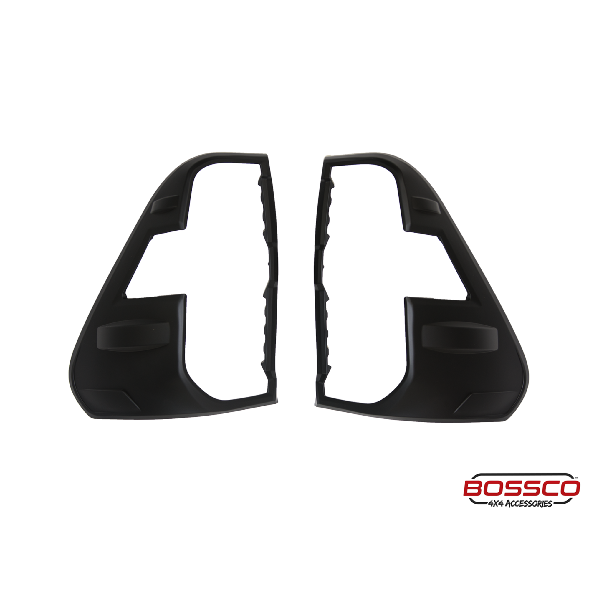 Matte Black Rear Tail Light Trim Covers Suitable For Toyota Hilux 2015-2020