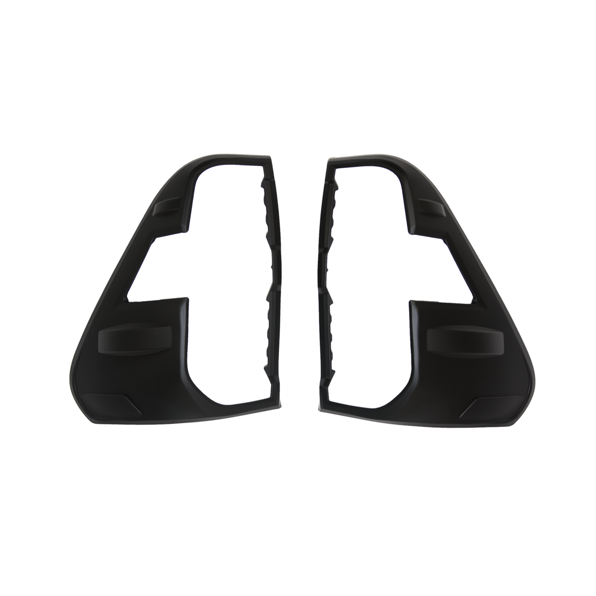 Matte Black Rear Tail Light Trim Covers Suitable For Toyota Hilux 2015-2020