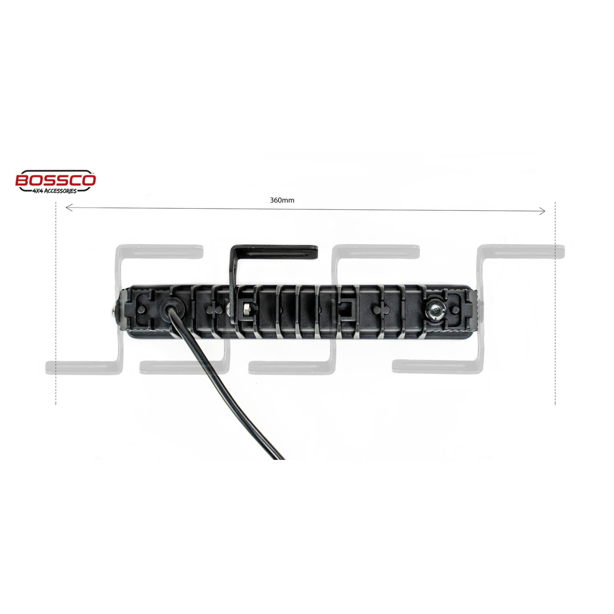4x Modular 10" Single Row LED Light Bars w/ Wiring Harness | 4200 Lumens Each | Fitted with Osram LEDs