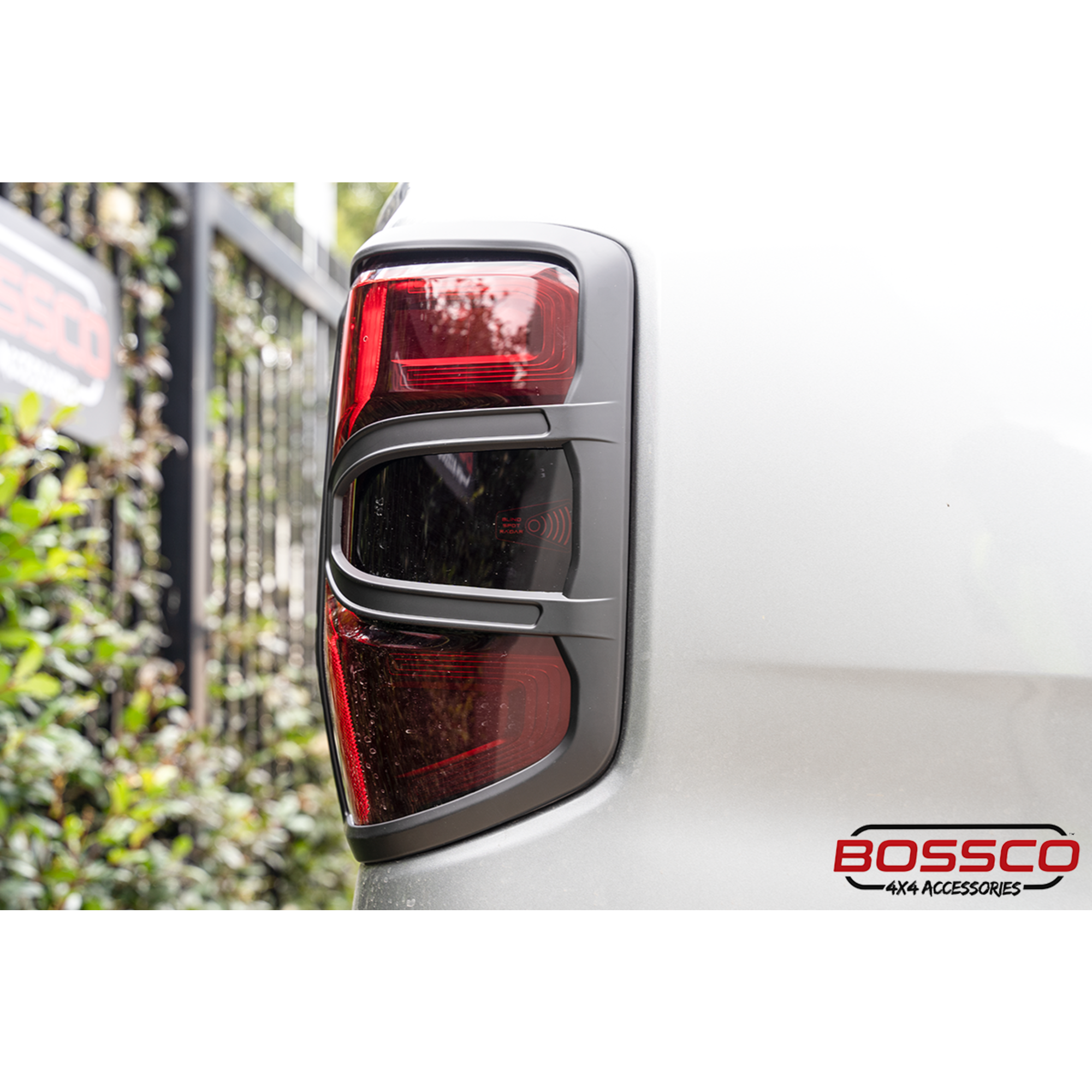 Rear Black Tail Light Trim Covers Suitable For NEXT GEN Ford Ranger 2022-2025