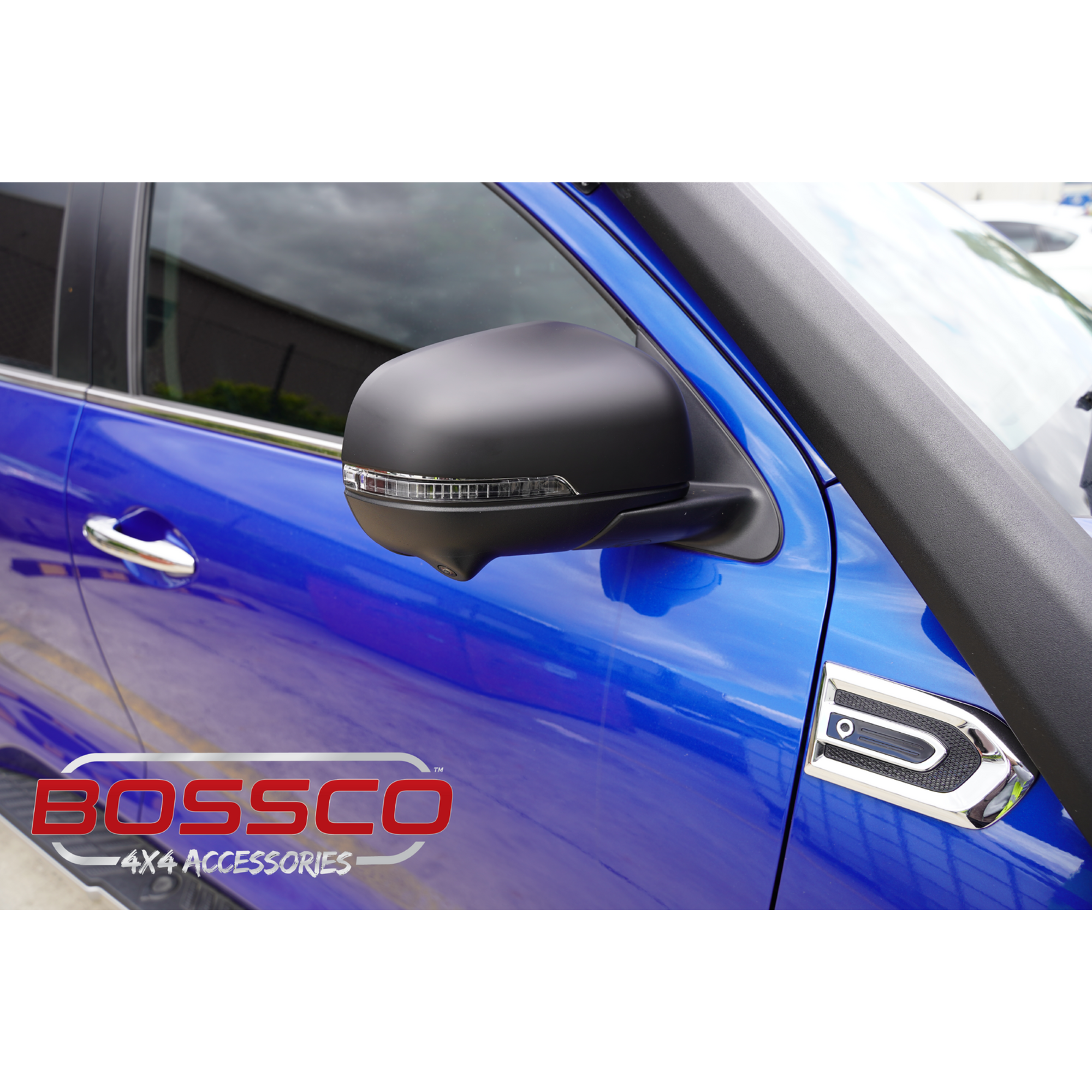BLACKOUT Side Mirror Covers Protectors Suitable For GWM Cannon 2020-2025 - RUNOUT