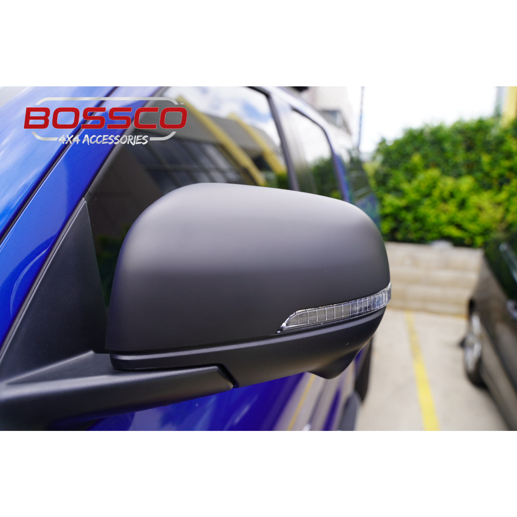 BLACKOUT Side Mirror Covers Protectors Suitable For GWM Cannon 2020-2025 - RUNOUT