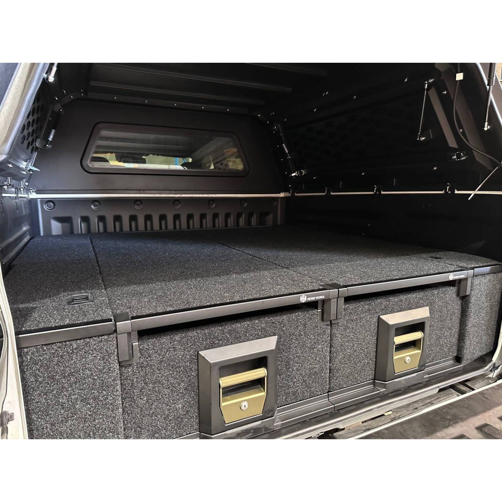 Dual Drawer Ute Tub Drawer System for SsangYong/KGM Musso XLV 2018-2024