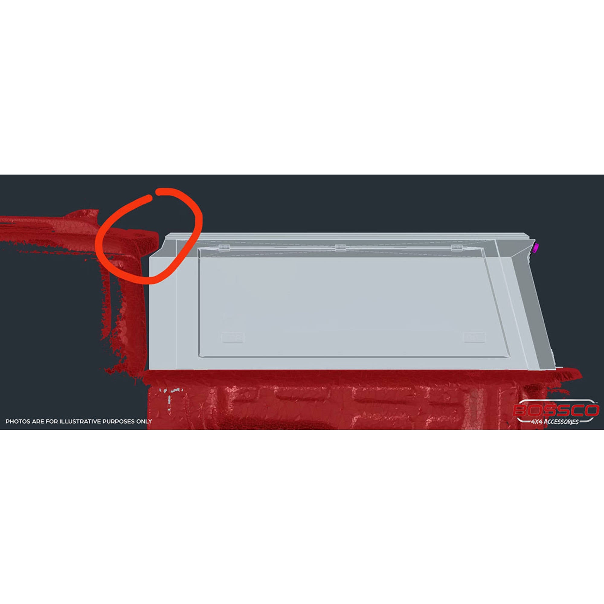 BCX-R Black Aluminium Tub Canopy for GWM Cannon Alpha LUX ULTRA HYBRID 2024 – 2025