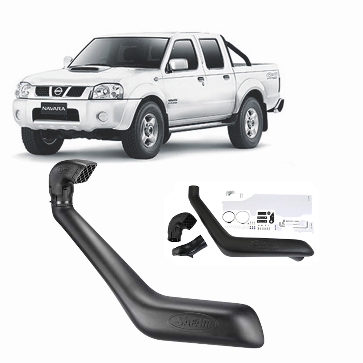 Safari Snorkel for Nissan Navara D22 11/2001–10/2015