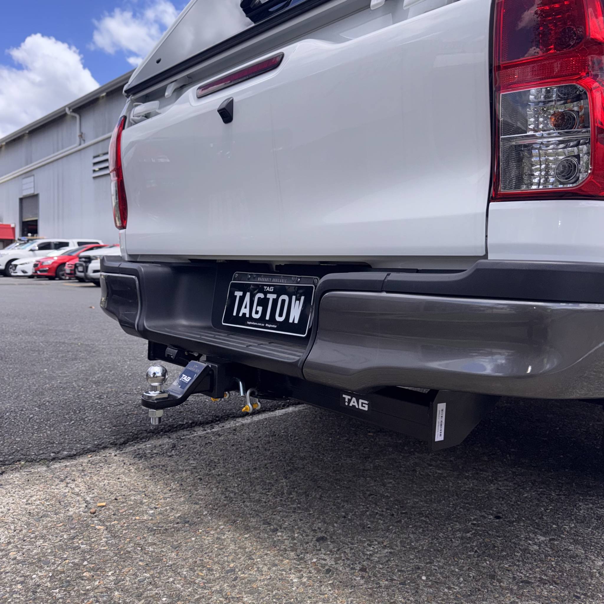 TAG Heavy Duty Towbar for Toyota Hilux With Rear Bumper Step (05/2015 - on)